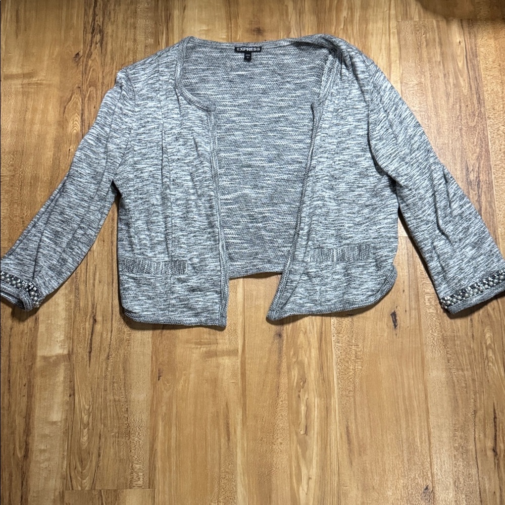 Express cardigan size large.
